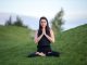Meditation och mindfulness för avslappning och fokus illustration