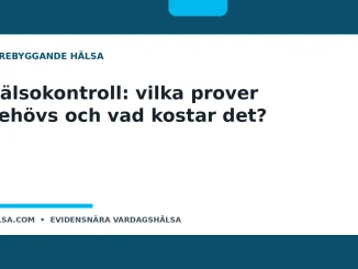 Illustration till guiden Hälsokontroll: vilka prover behövs och vad kostar det?